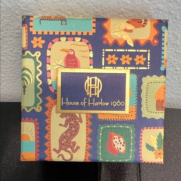 House of Harlow 1960 | Gold Tone Hoop Earrings ✨ - Picture 2 of 7